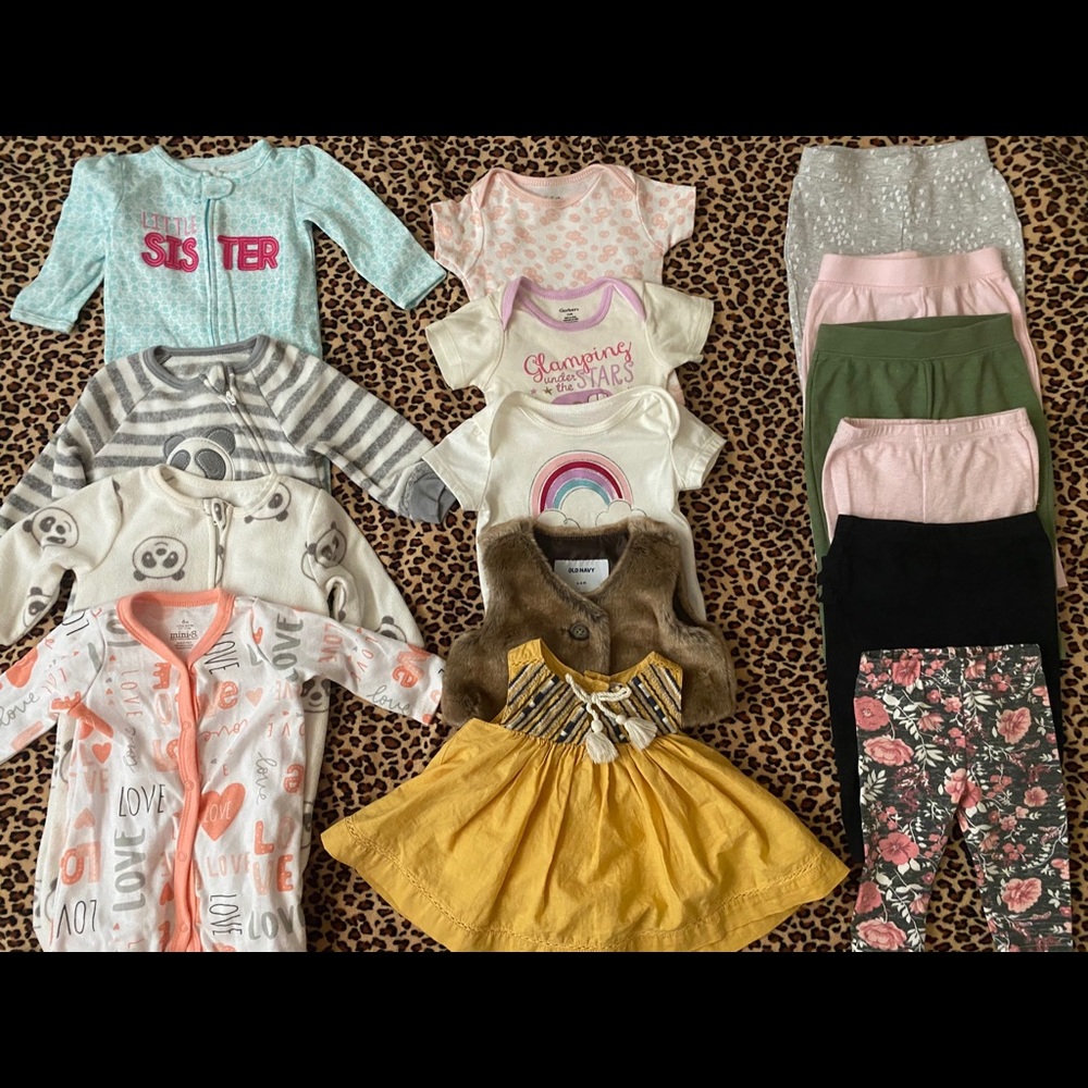 Baby Girl Clothes Bundle (3-6months)
